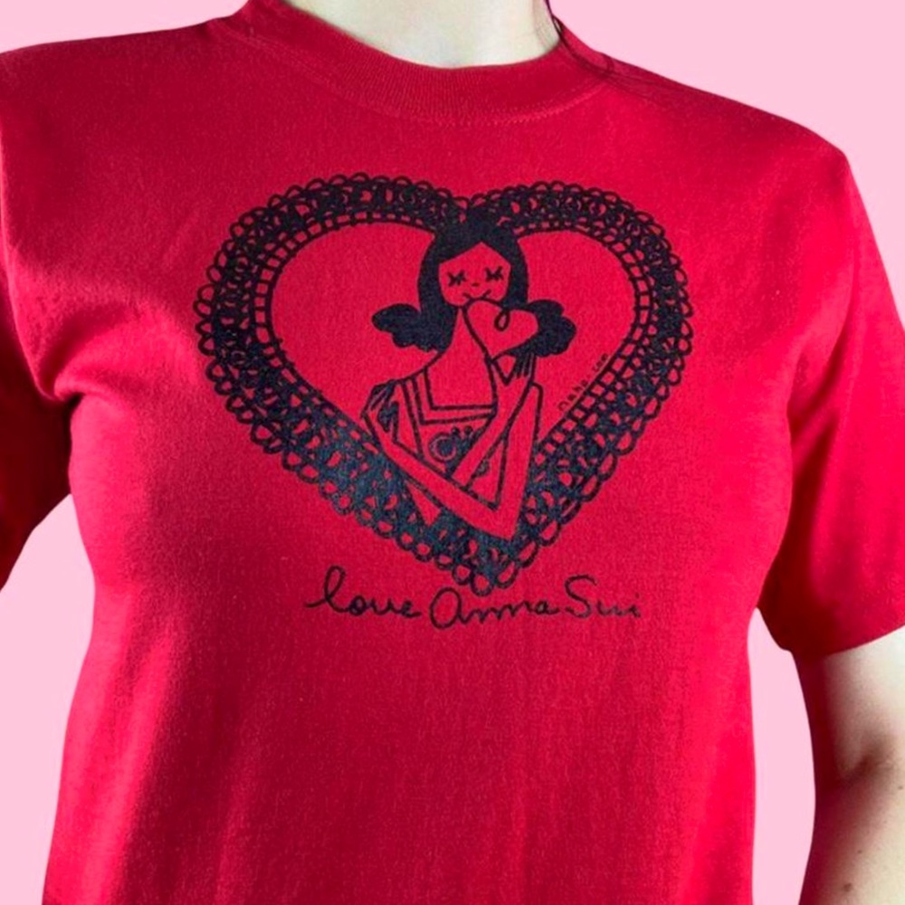 ANNA SUI Heart T-Shirt